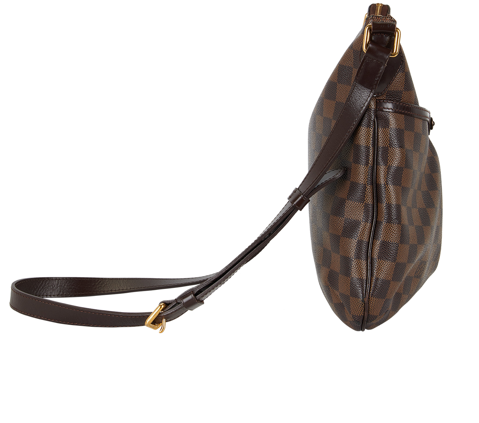 Bloomsbury PM Crossbody Bag, &pound;595, Handbags, Brown, Coated Canvas, Side view